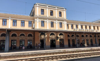 Железнодорожный вокзал города Пловдив